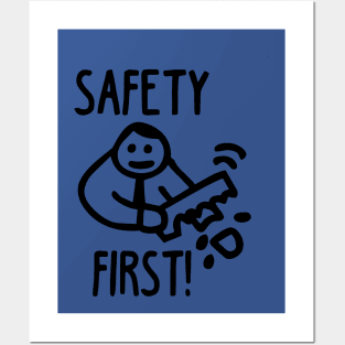 Safety First  2 Posters and Art